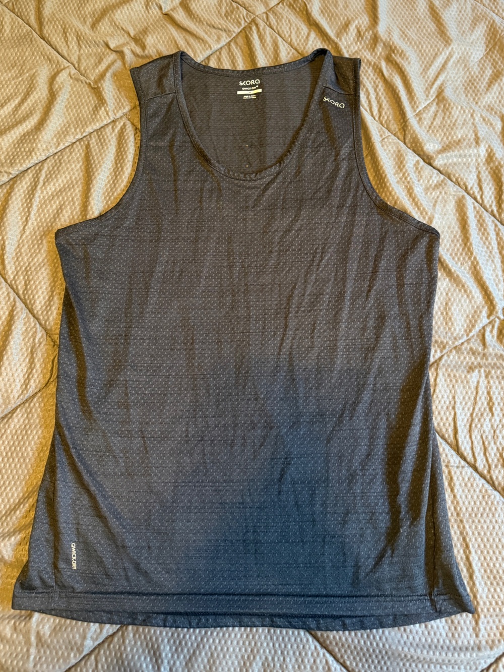 Skora Men’s Black Running Singlet
